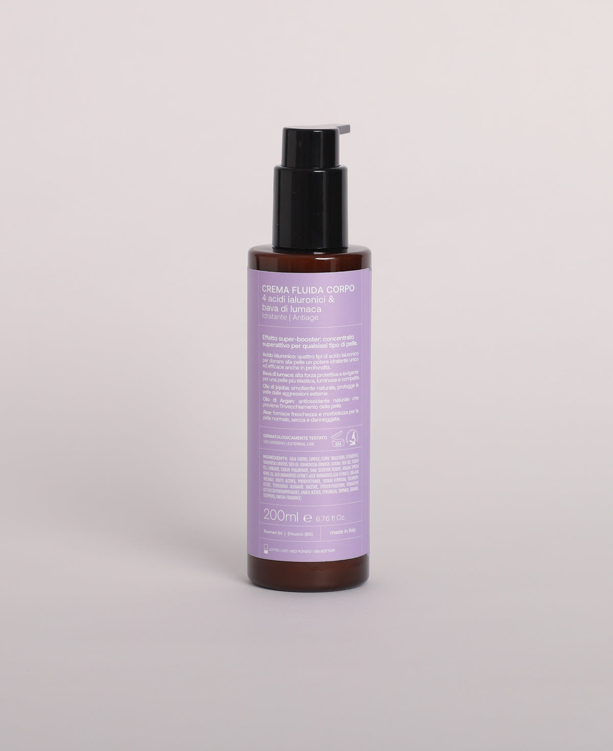 Crema corpo rigenera - 4 acidi e bava lumaca